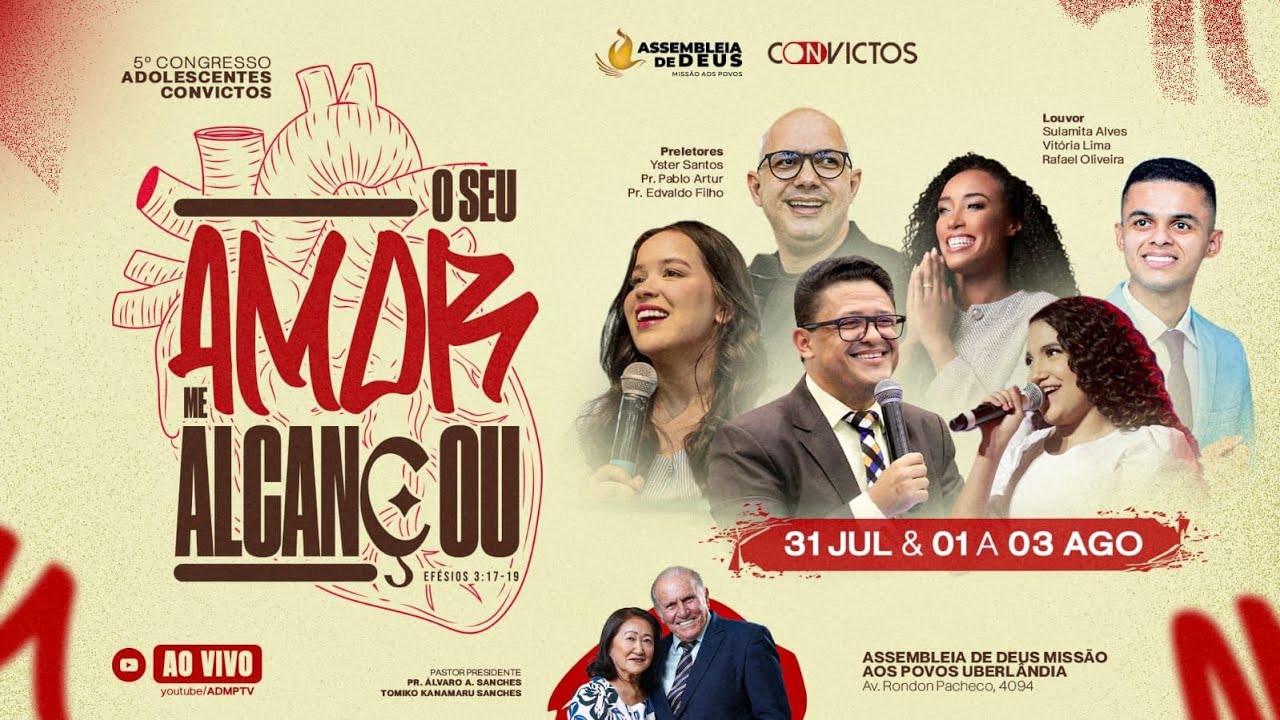 5° Congresso Adolescentes CONVICTOS - 01/08/2025 - ADMPTV - #oanodacolheita