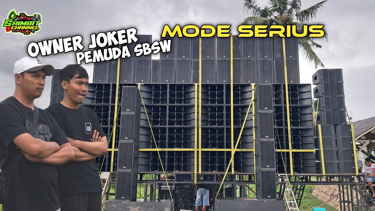 Joker Makin Ganas Cek Sound hari Ke 2 Langsung di Pantau Penyewanya 