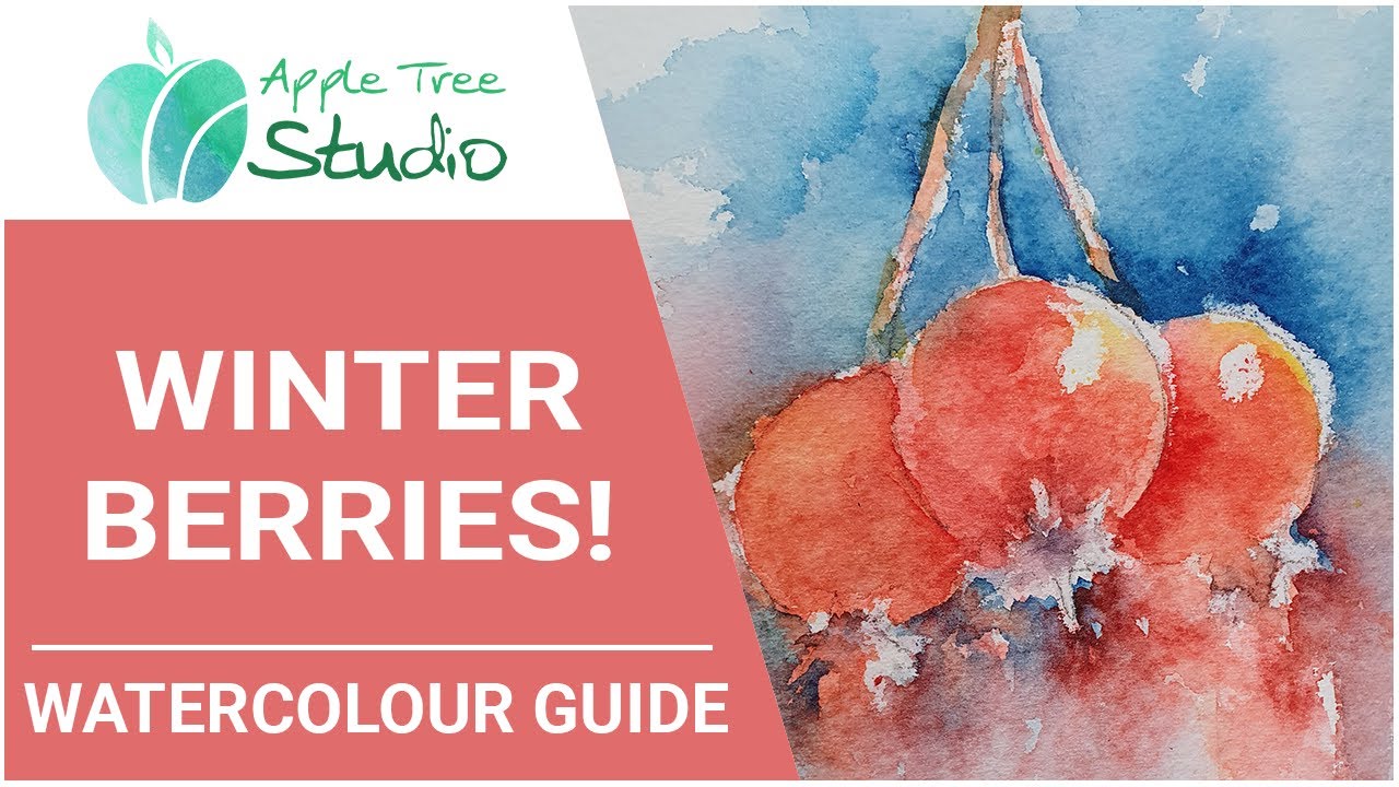 Watercolour Winter Berries!