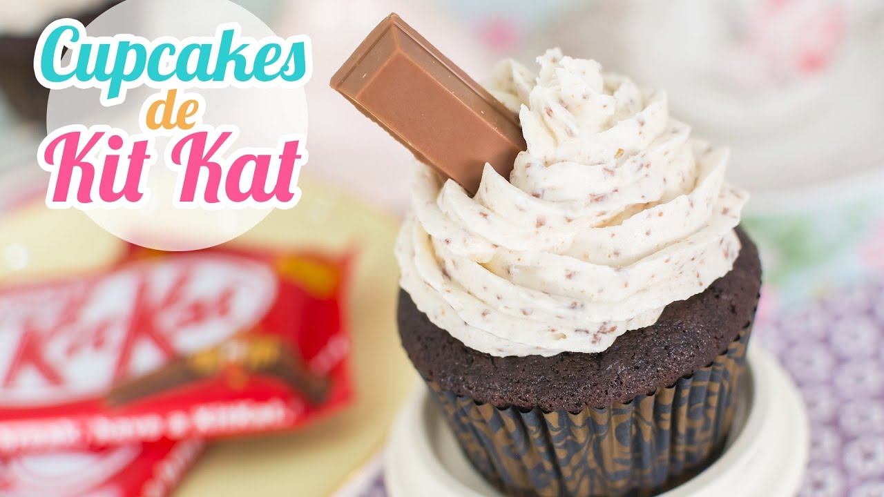 Cupcakes de Kit Kat | Quiero Cupcakes!