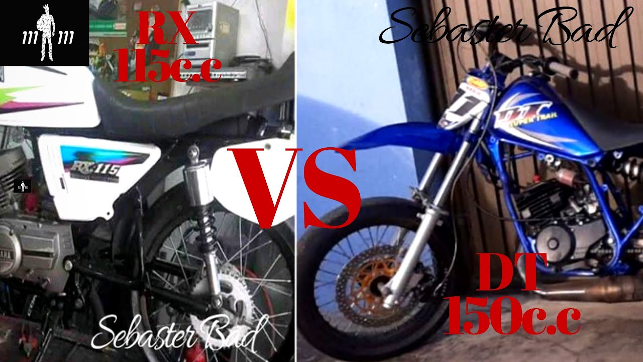 YAMAHA DT VS YAMAHA RX 🔥 MOTOVELOCIDAD COLOMBIA 🏁 SEBASTER BAD 111😎