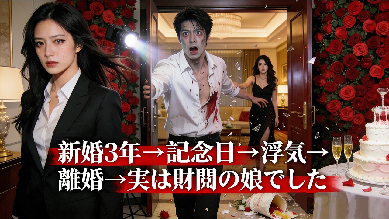 💥【修羅場】3年尽くした妻の正体、まさかの財閥令嬢。浮気現場を見た瞬間、人生終了のお知らせ🤣