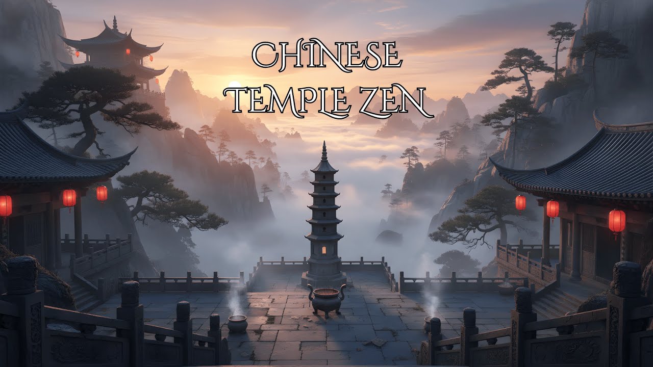 Ancient Chinese Temple Ritual | Guqin, Bamboo Flute & Zen Focus Ambience