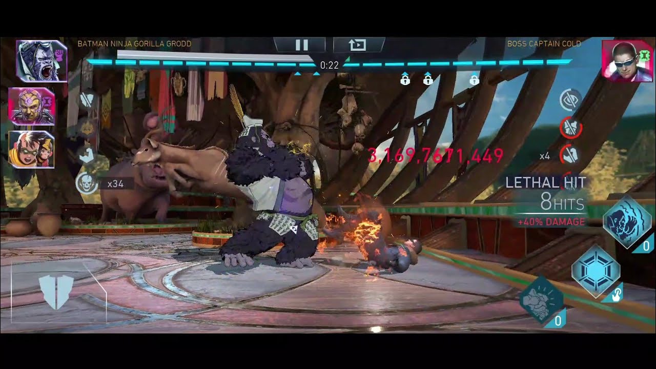Multiverse Captain Cold - Ancient Judgment H6T5 - Injustice 2 Mobile (Free to play)