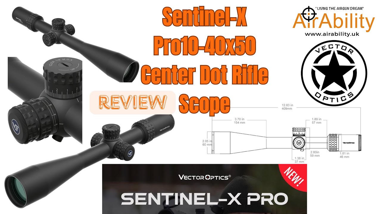 96. Обзор бенчрестового прицела Vector Sentinel-X Pro10-40x50 Center Dot — отличное соотношение ц...
