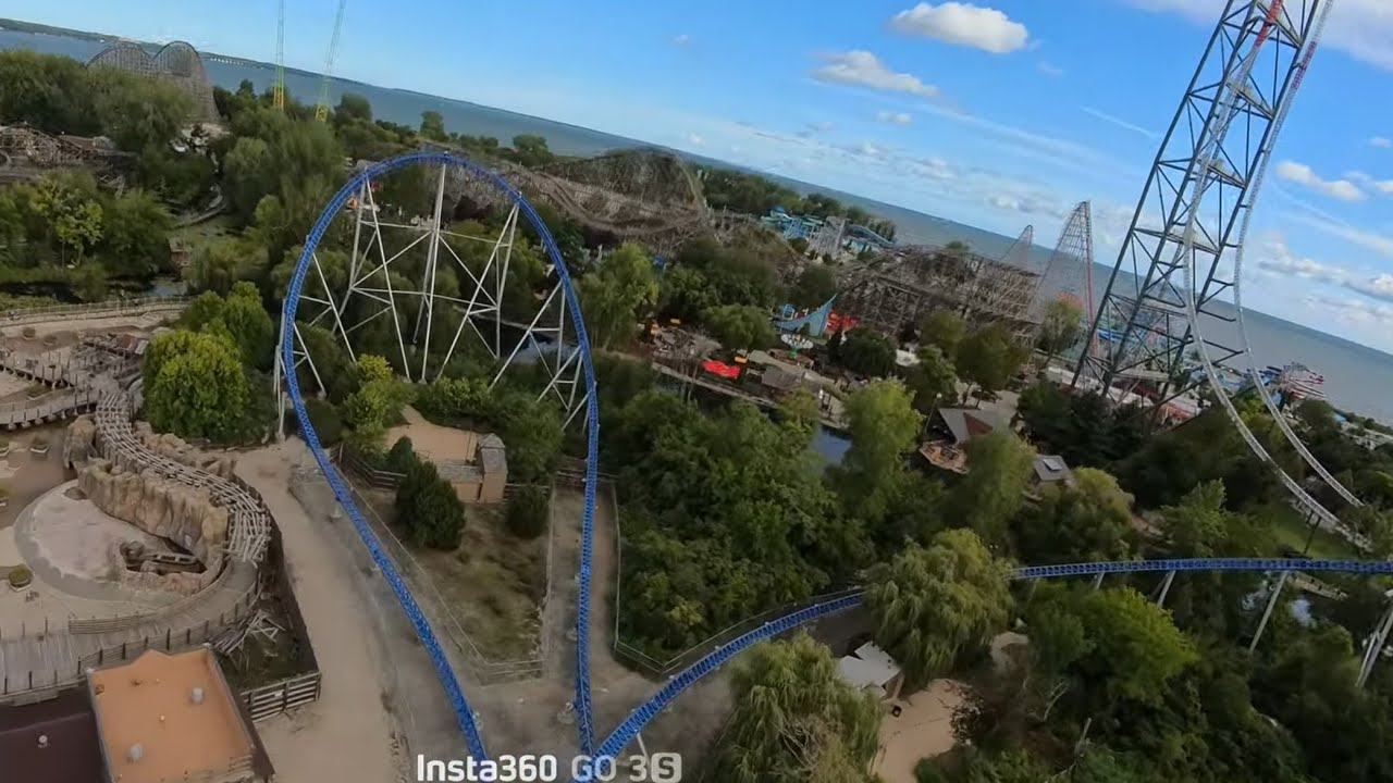 Millennium Force Front Row 4K 30fps POV - Cedar Point