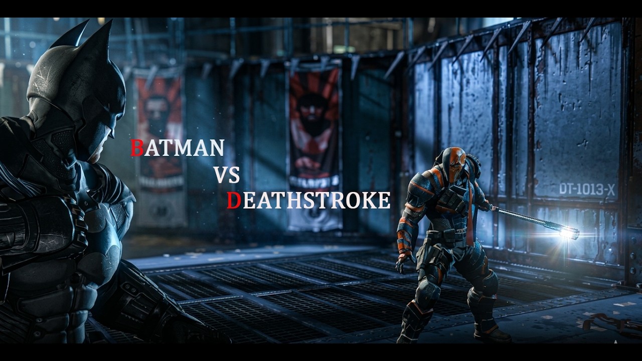 Batman vs Deathstroke | Intense Fight Scene | Batman Arkham Origins