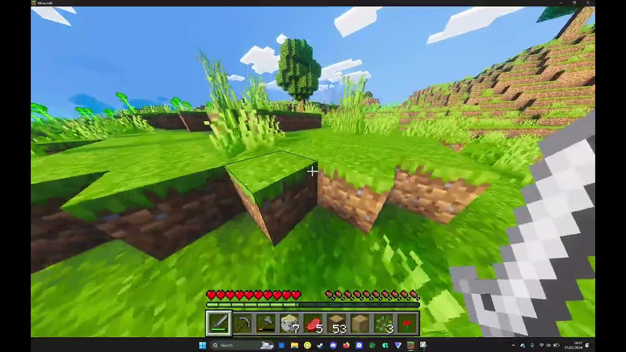 Minecraft playthrough episode 1:Making a lovely house!