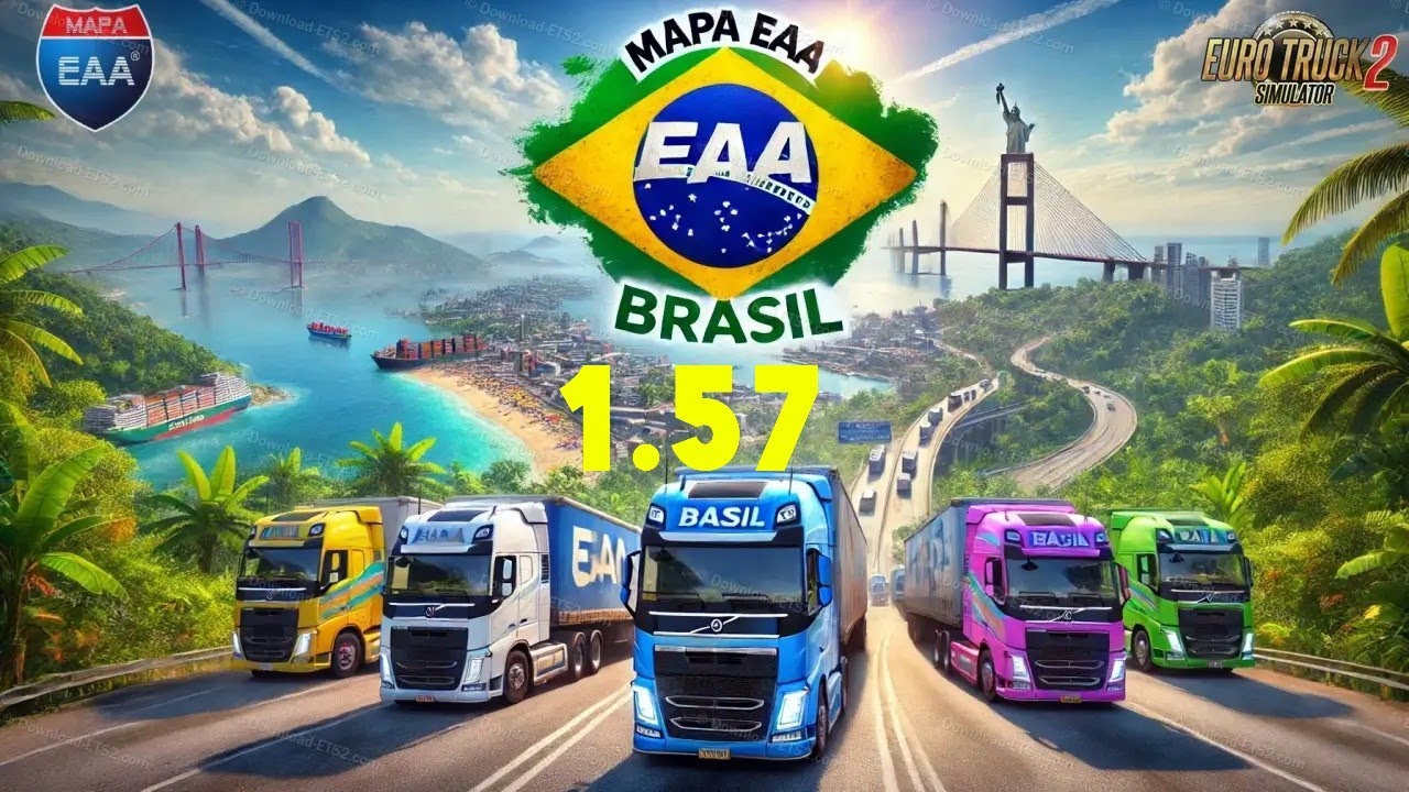 DESCARGAR  EAA MAPA  ETS2 1.57 ACTUALIZADO