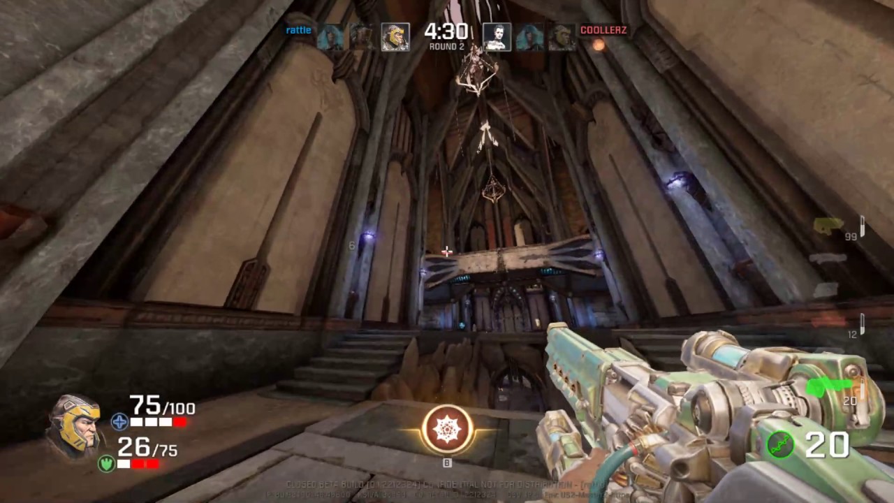 Quake Champions duel vs Cooller.