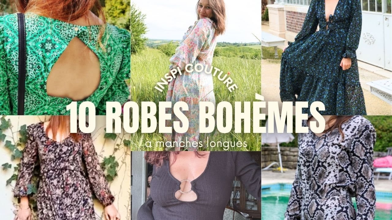 Inspi' couture : 10 robes bohèmes versions manches longues 🪡🤎