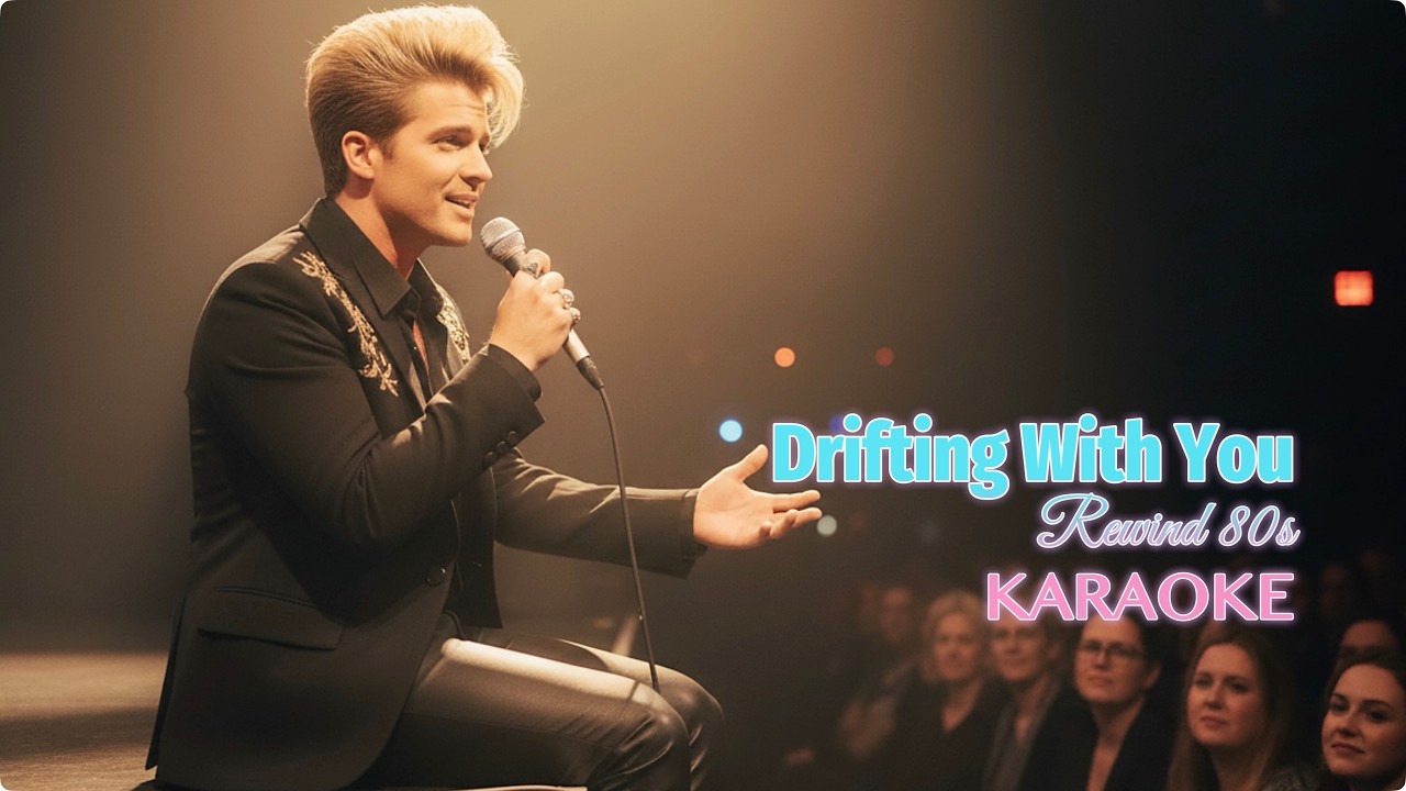 KARAOKE | 🎶 Drifting With You 🌊 | Romantic 80s Slow Rock Power Ballad That Will Melt Your Heart 💙