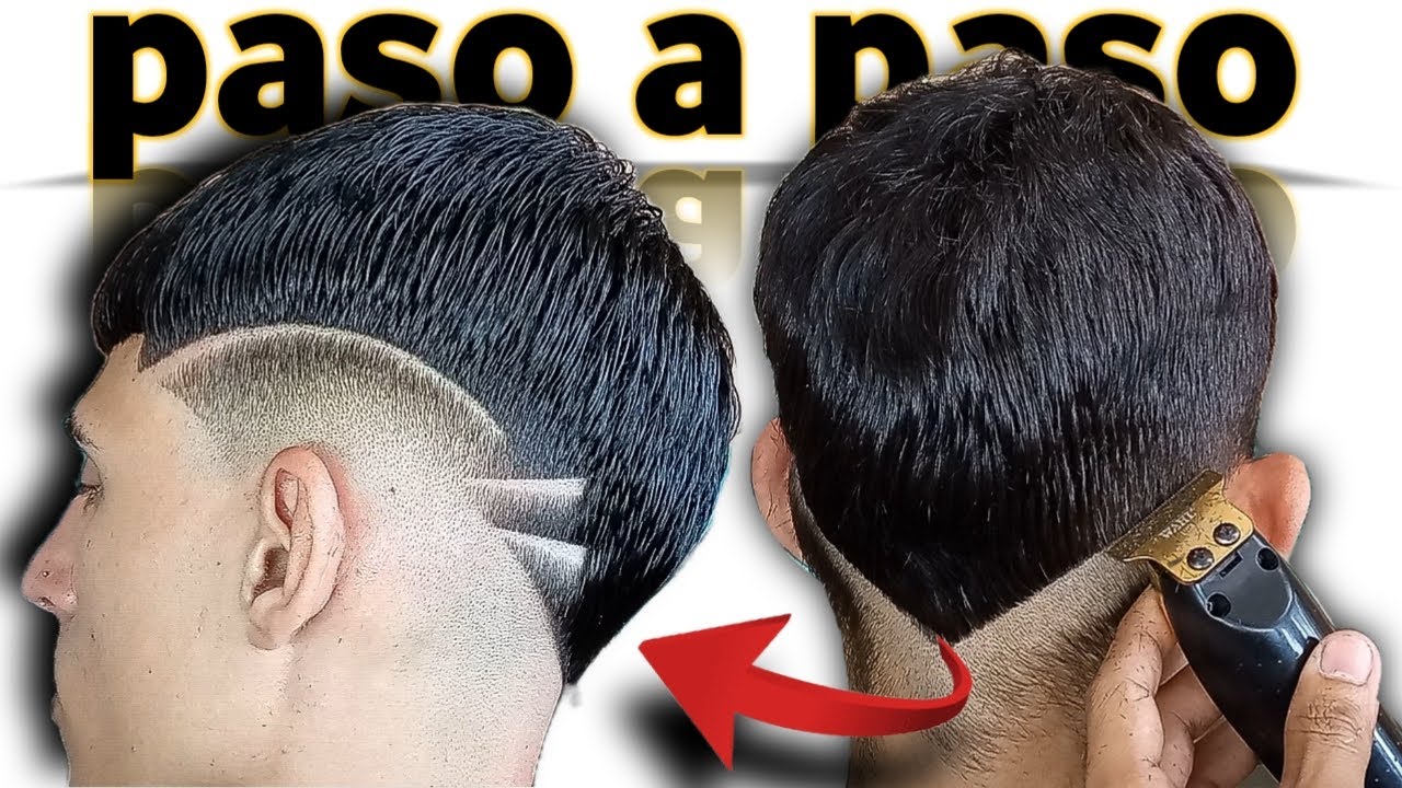 COMO HACER UN DEGRADADO COMPRIMIDO EN V 💈(paso a paso)