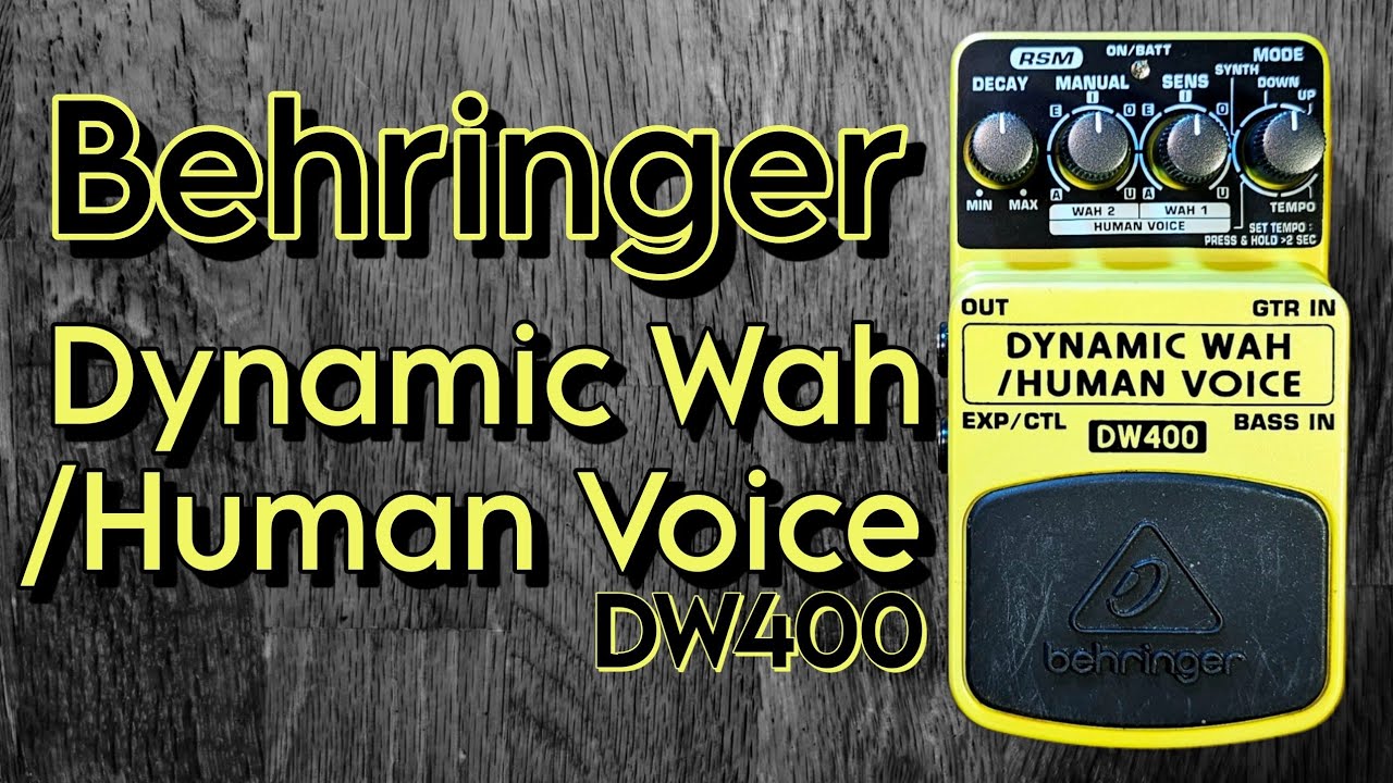 Behringer DW400 Dynamic Wah / Human Voice - auto wah / envelope filter