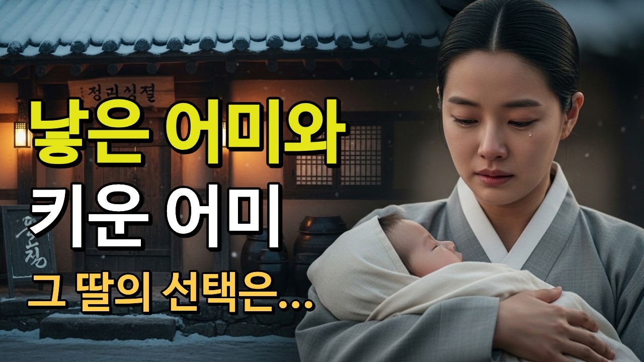 낳은 어미와 기른어미 그 딸의 선택은..