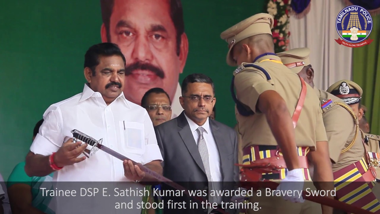 Tamilnadu DSP passing out Parade - 2018