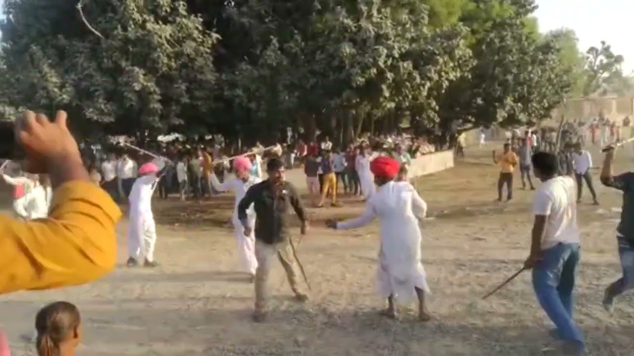 होली की गैर -जालौर #elana  #देशी गैर नृत्य