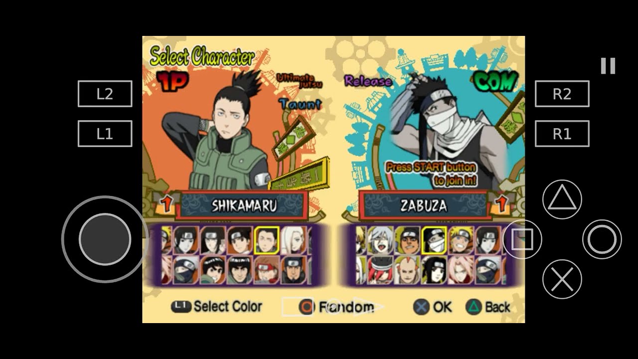 TEMARI VS SAKURA !! NARUTO SHIPPUDEN ULTIMATE NINJA 5 #narutoshippuden #games #aethersx2 