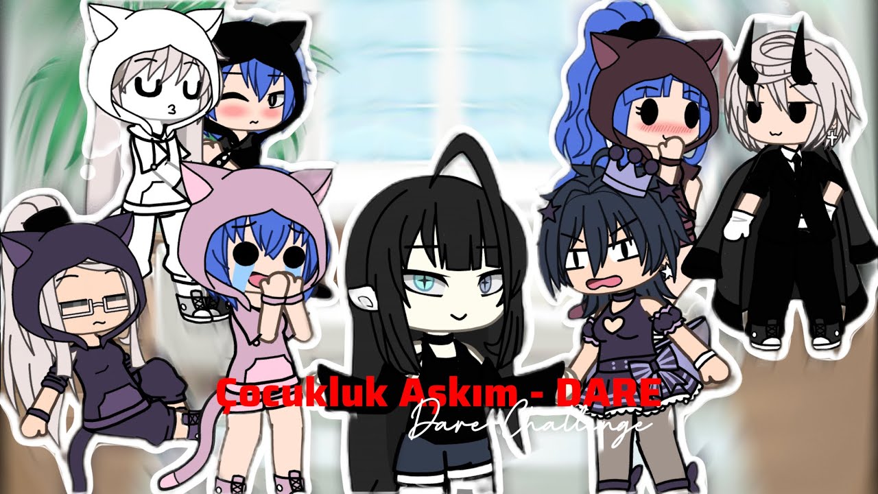 Çocukluk Aşkım - DARE Videosu | Gacha Life | Gay/BL, Lez/GL | +14