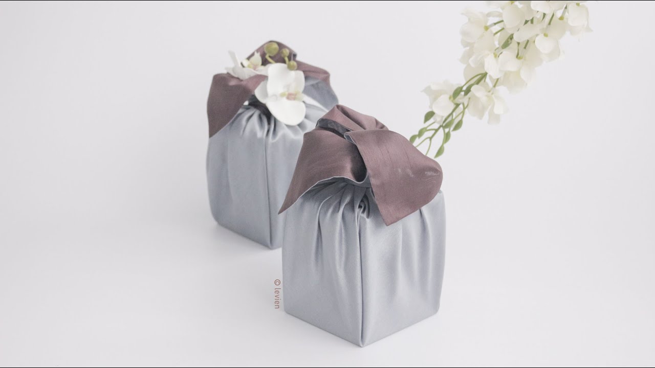 ENGㅣ고무줄없이도 가능한 품격있는 명절보자기포장법 / bojagi wrapping / fabric wrapping / korea culture