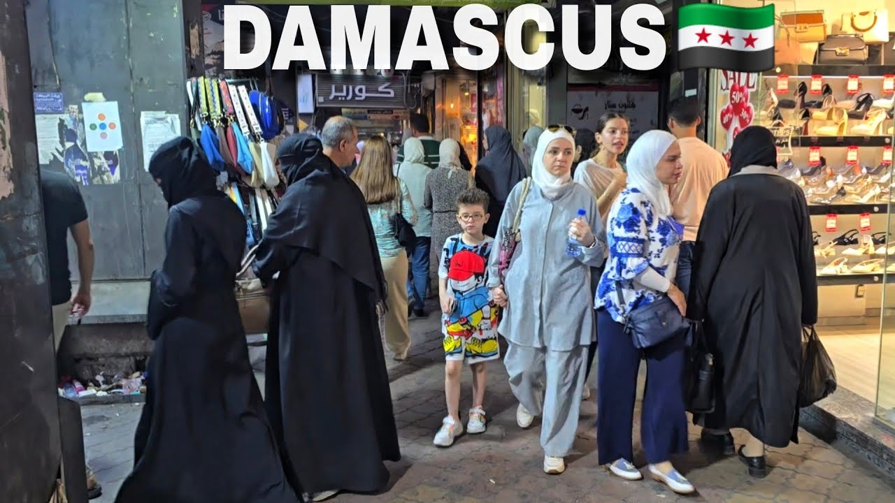Damascus, Hamra Street Walking Tour| Syria 2025 🇸🇾