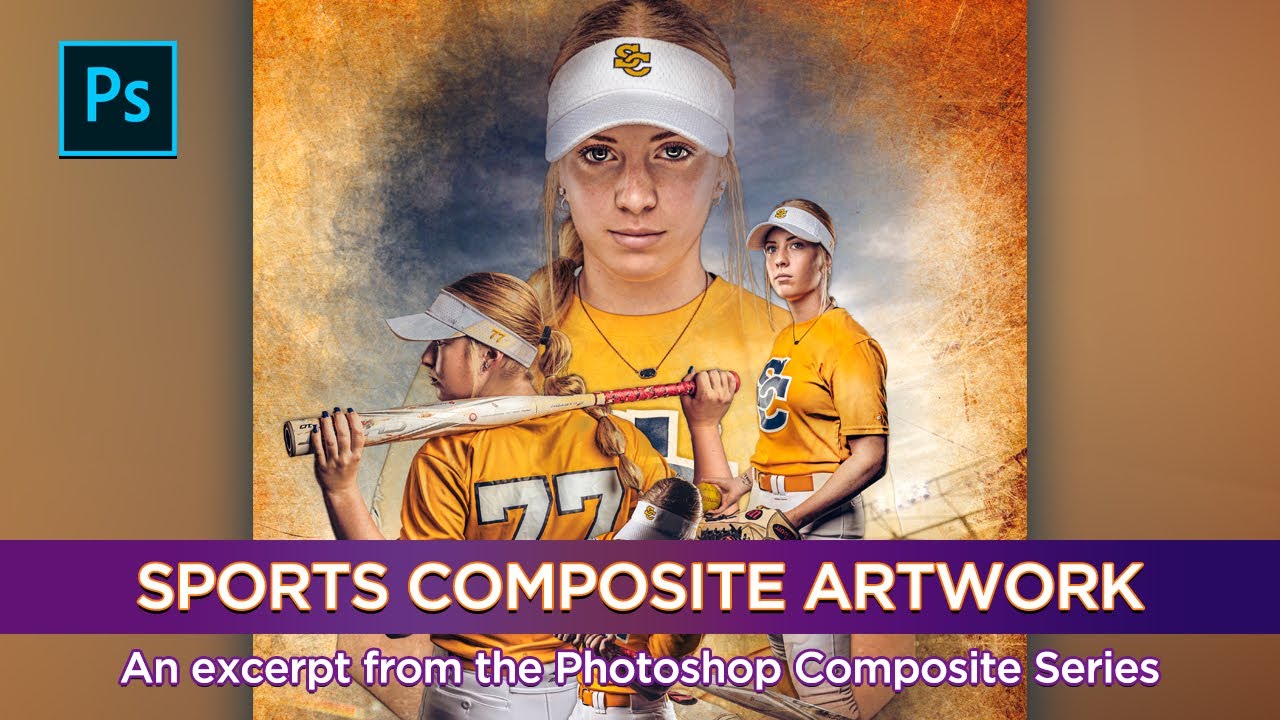 High-School Senior Sports Artwork - Photo Manipulation Training in Photoshop