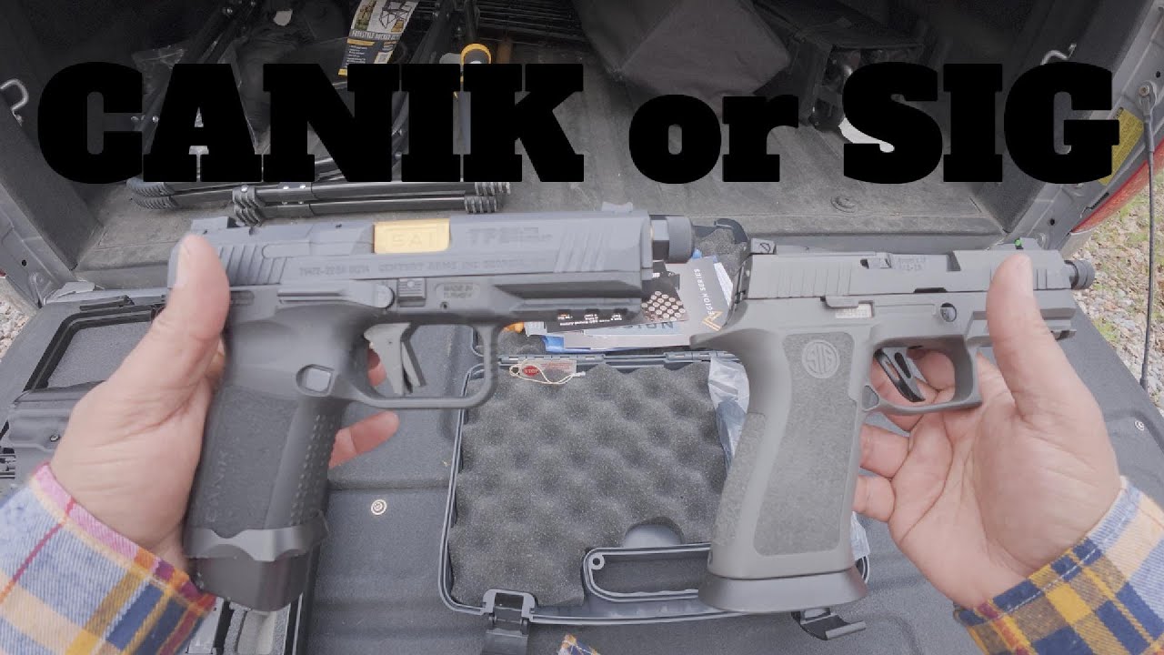 You Can Only Have One Race Gun Which One Would You Choose? #sigsauerp320 #caniktp9elite