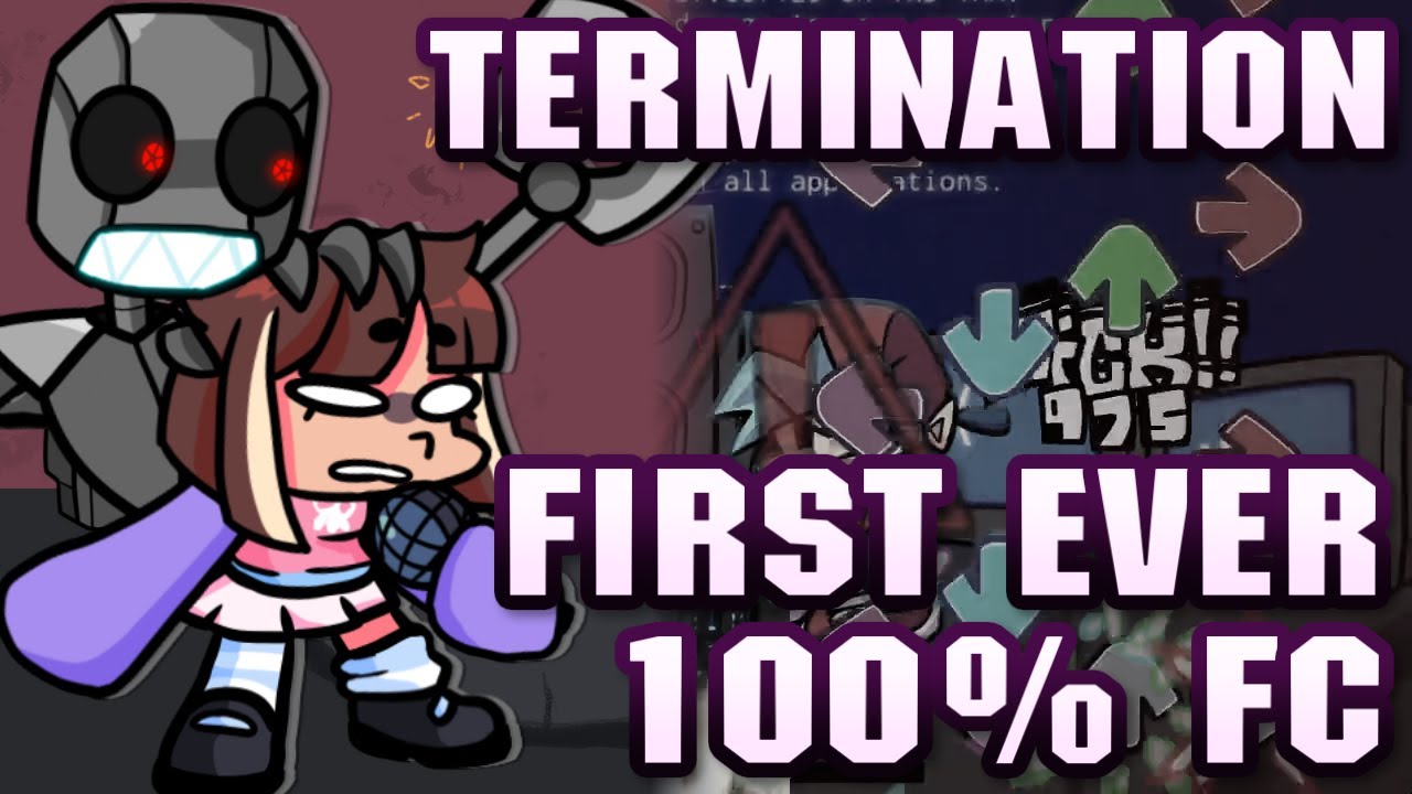 [Friday Night Funkin'] Termination (QT Mod) FIRST EVER 100% FC !!!!!!! (SFC , Full Sick , Very Hard)