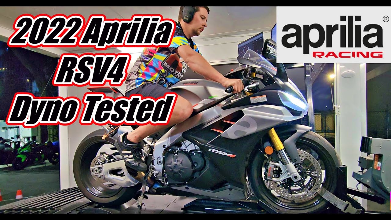 2022 Aprilia RSV4 with mods Dyno Test