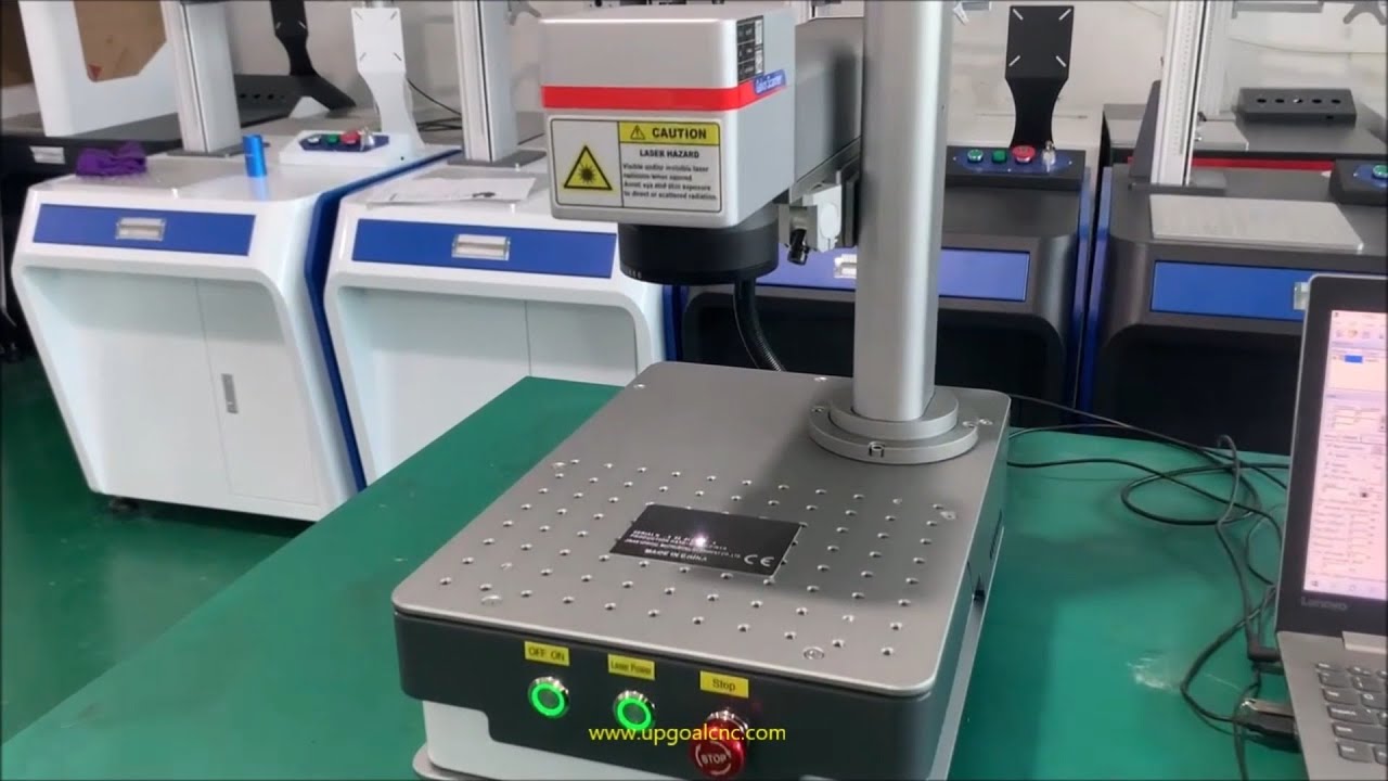Mini Cheap 25W Fiber Laser Marking Machine for Metal Nameplate