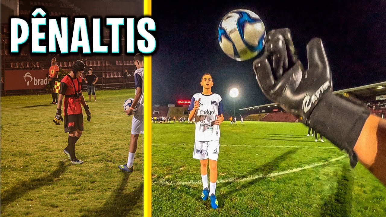 VISÃO DO GOLEIRO JOGANDO NO ESTÁDIO! (foi nos PÊNALTIS)