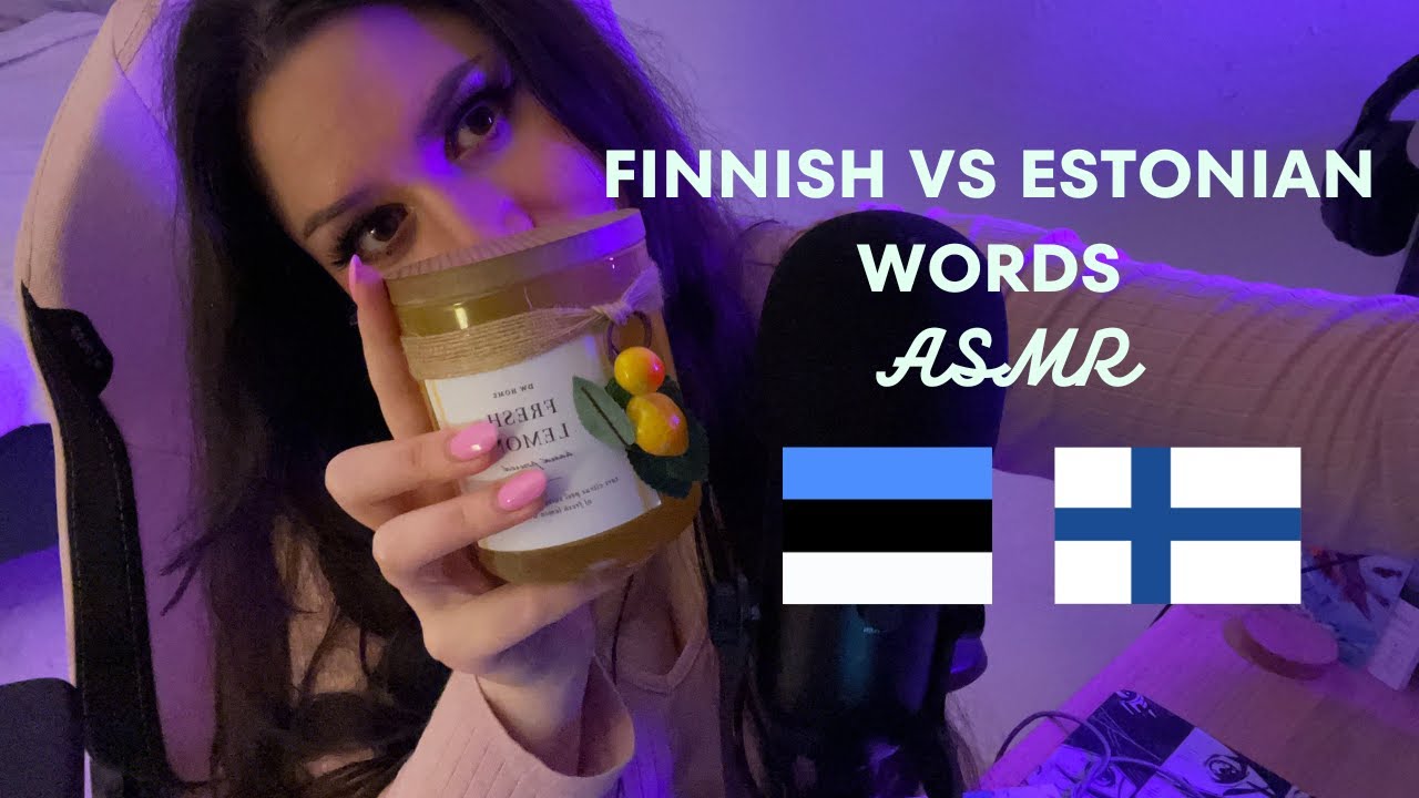 Estonian vs finnish  language asmr l Estonian asmr l Finnish suomi  asmr