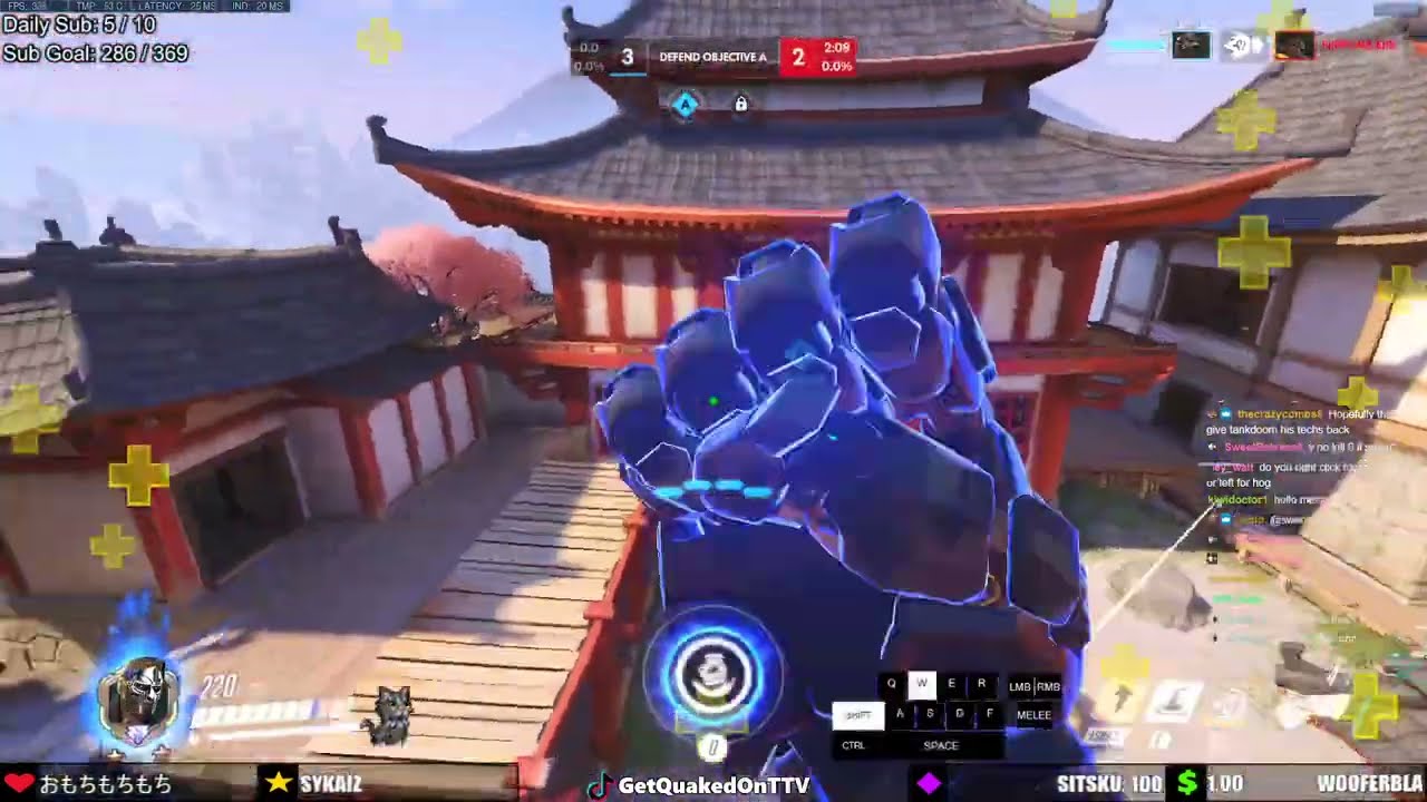 GetQuakedOn Doomfist Hanamura Gameplay Overwatch Season 36 Top 500