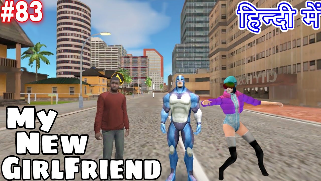 My New Girlfriend in Rope Hero Vice City #83 Hindi Game Definition New Update Cartoon Video Secret 3