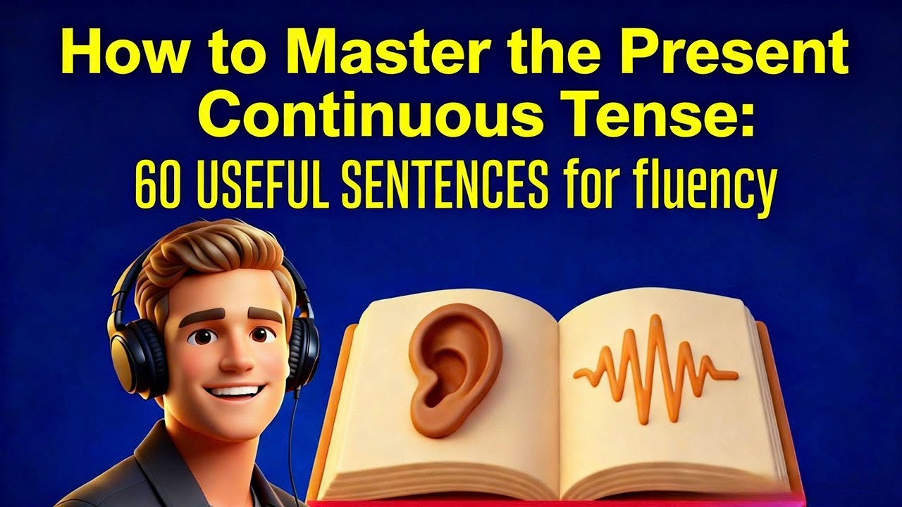 Master the Present Continuous Tense: 60 Useful Sentences for Fluency