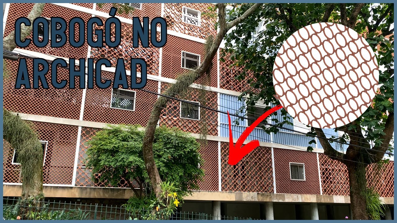 Criando cobogó personalizado no Archicad | Parque Guinle