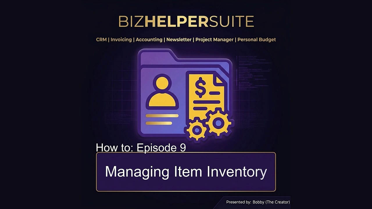 09-Manage Item Inventory