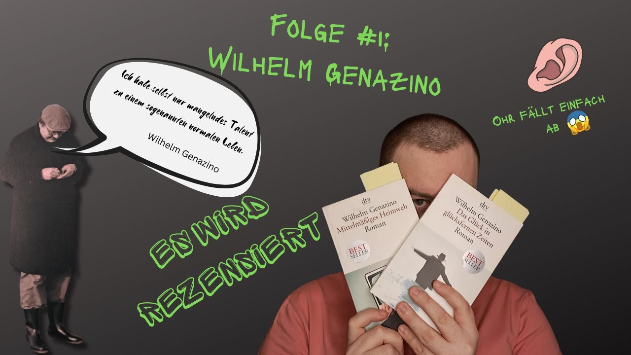 Protagonist verliert Random Körperteile 😱 Wilhelm Genazino und zwei seiner Bücher