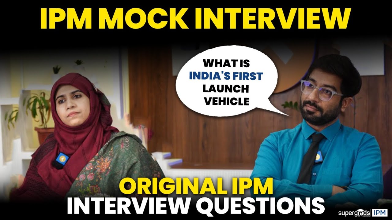 IPMAT 2024 Live MOCK Interview🎙️| Exclusive Tips & Tricks | IPMAT Mock Test - SuperGrads IPM