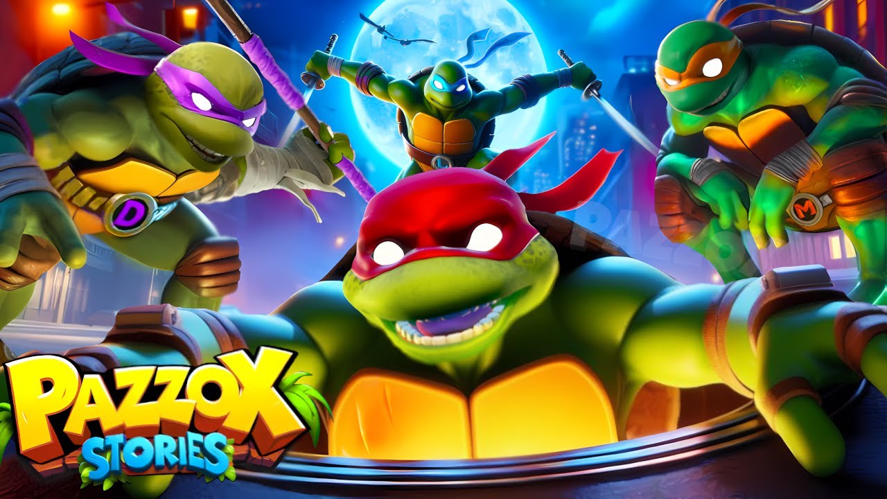LA STORIA DELLE TARTARUGHE NINJA SU FORTNITE - Fortnite Stories Pazzox