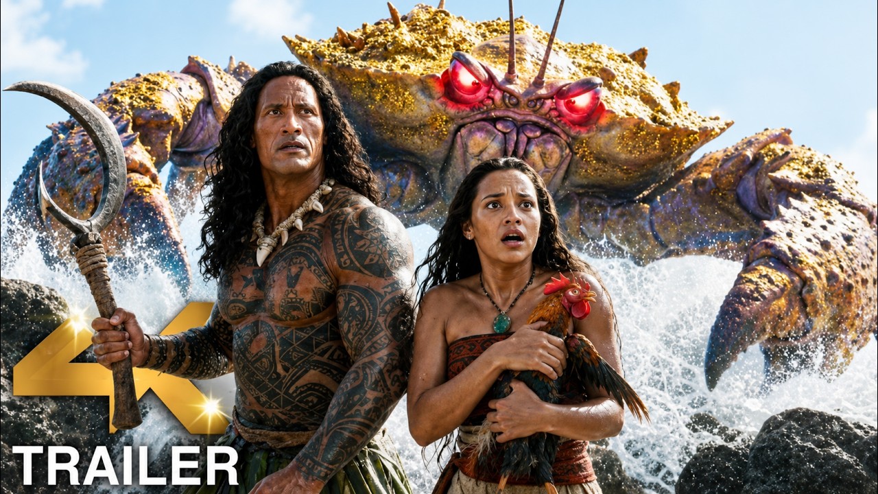 МОАНА: Суперрасширенный трейлер (4K ULTRA HD) 2026 | Дуэйн Джонсон