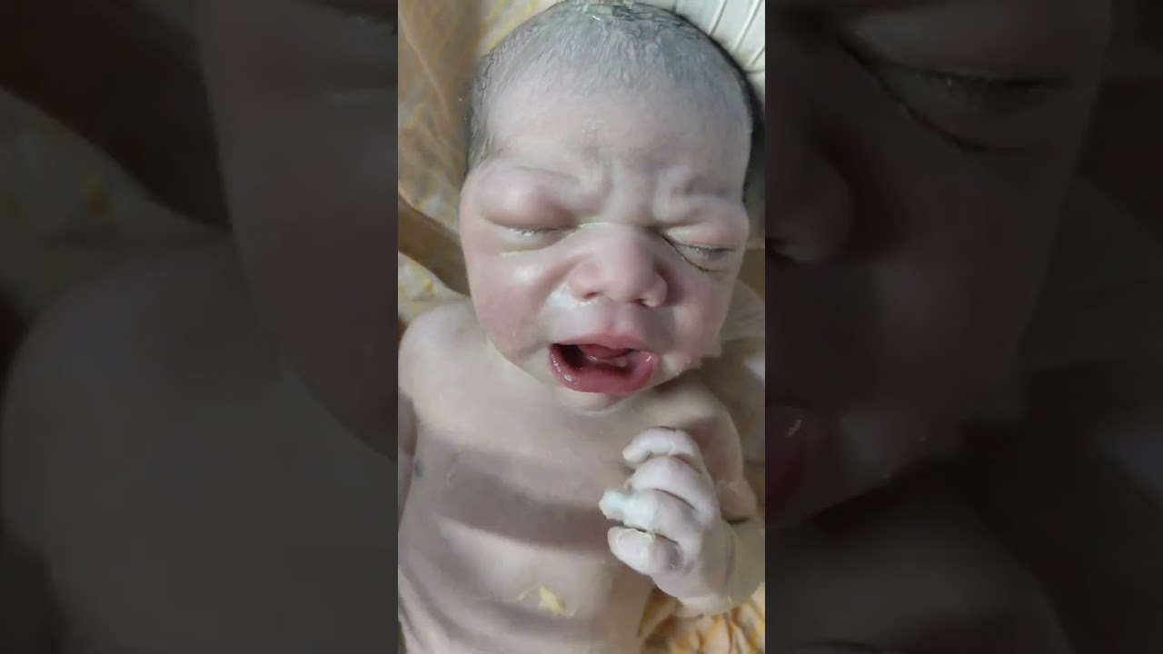 First Cry Ever! Welcome to the World! ️👶❤️ #Shorts