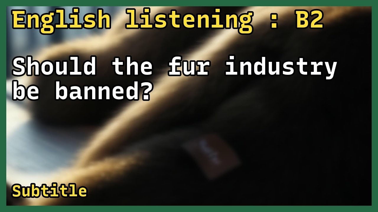 English Listening practice ( B2 ) | Subtitle | Broadcast | Debate 