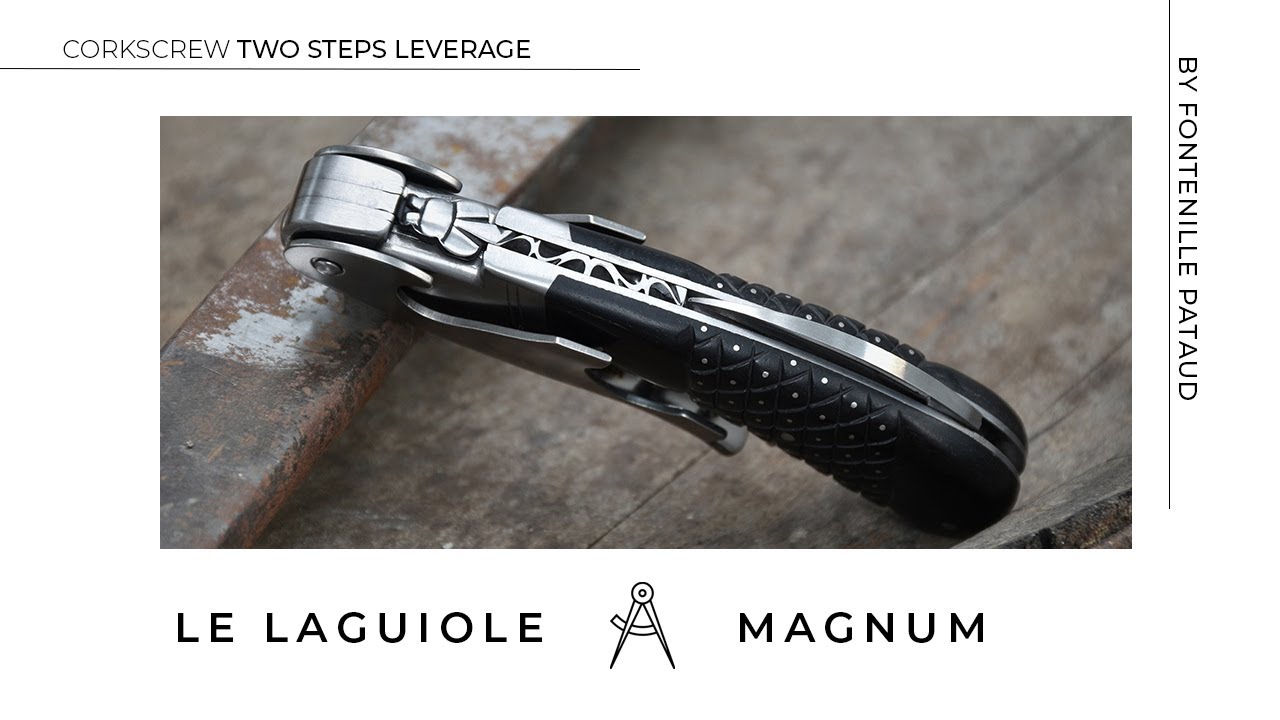 Laguiole Magnum Corkscrew Guideline