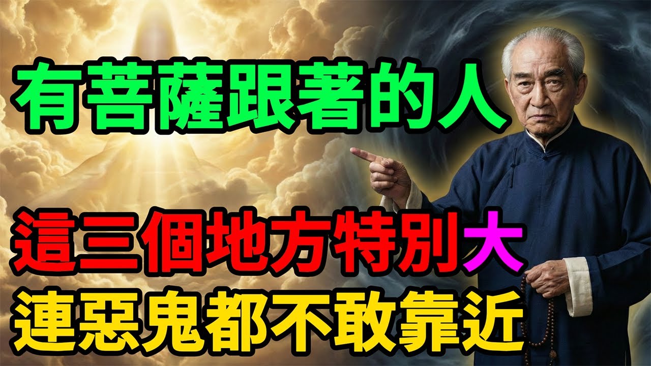 南懷瑾：若你這三個部位特別大，說明菩薩正在守護你！快去照鏡子看看，那是菩薩留的記號！#南懷瑾 #佛教 #佛家 #佛法 #佛學知識 #佛學智慧 #修心修行 #因果