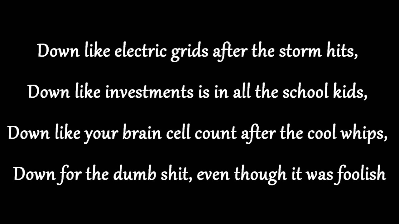 e-dubble - Down (Lyrics) HD