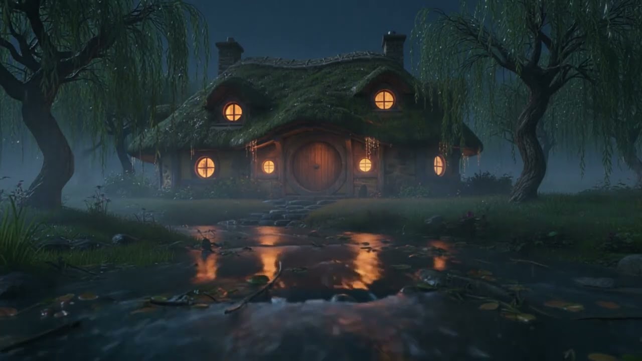 Gentle Storm Sounds – Heavy Rain on Glass for Deep Sleep