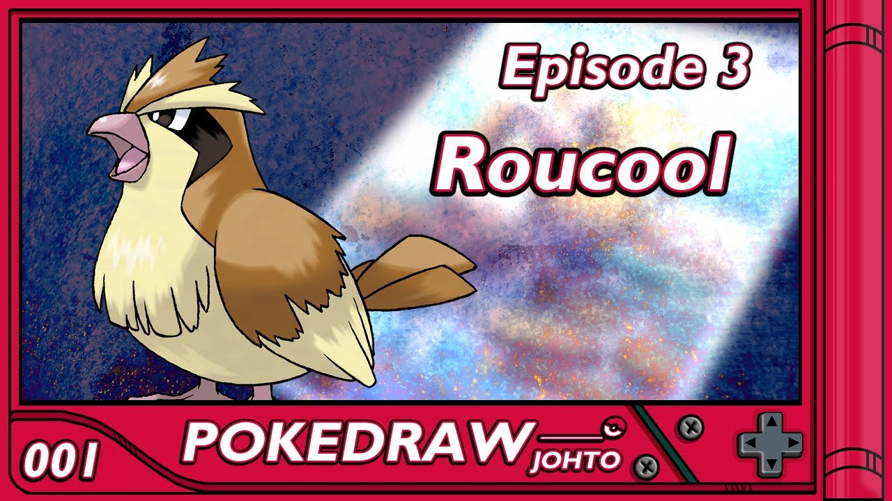 POKEDRAW JOHTO Illustration - Episode 3 : Roucool