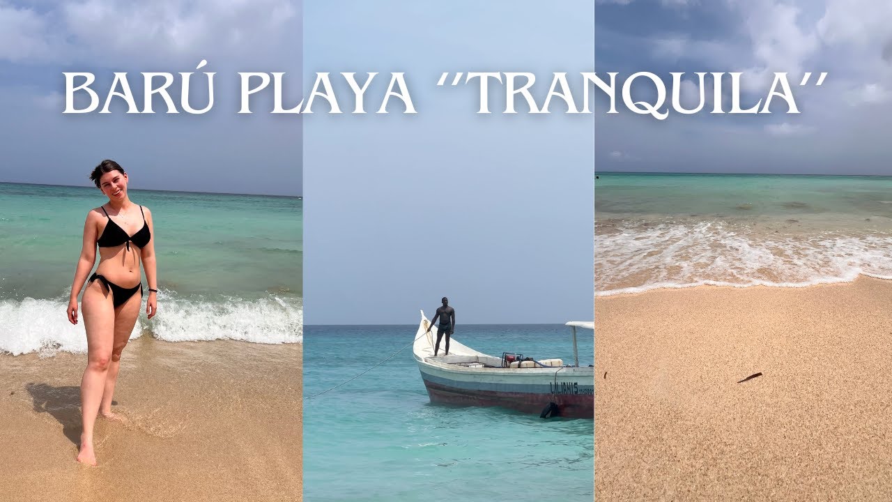 🇨🇴 NO TE DEJES ENGAÑAR en CARTAGENA NO EXISTE una playa TRANQUILA