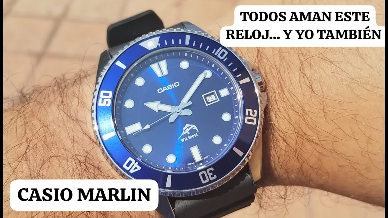 Casio Marlin Duro MDV 106B 2AV -  La Versión A Comprar